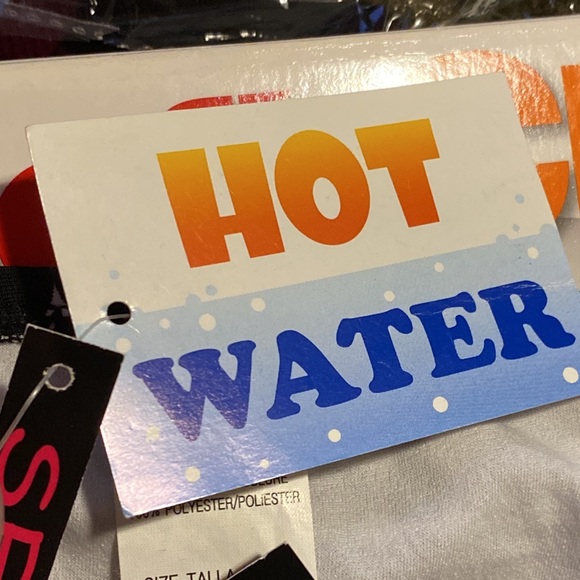 New Hot Water Separates swim suit bottoms. Size XL Black and white polka dots. - Picture 6 of 9